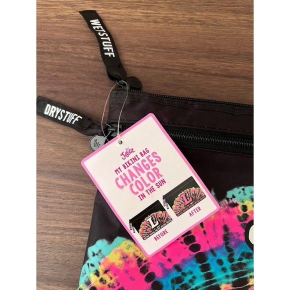 NWT Justice Girls "L" Initial Color Changing Bikini Bag - Picture 2 of 5